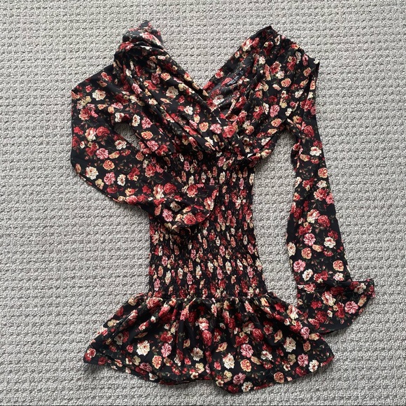 Nasty Gal Floral Mini Dress - Picture 5 of 7